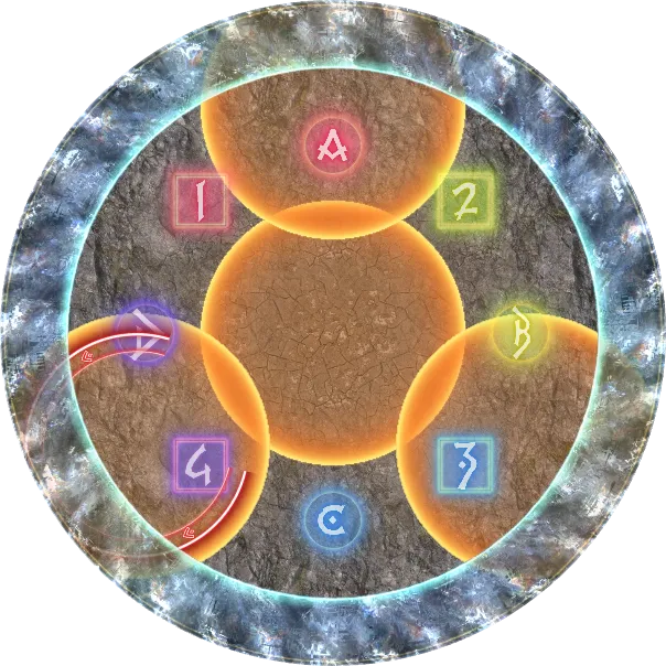 群狼剑：正三角 BOSS移动至左下