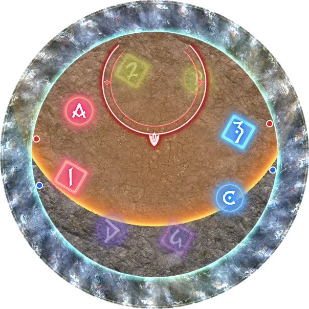 旋击群狼剑：参考标点法 斜向情况 2 冲锋终点基准