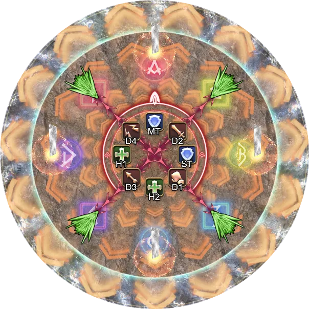 解法示意图9: 正点塔 TH踩塔 击退前